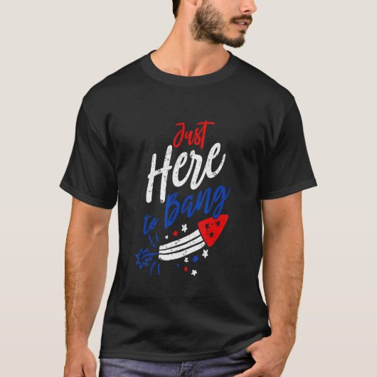 7月4日7月4日Bang Gに来たばかりだ Tシャツ (正面)