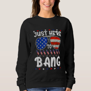 7月4日7月4日I Just Here To Bang スウェットシャツ