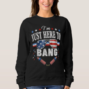 7月4日7月4日I Just Here To Bang スウェットシャツ