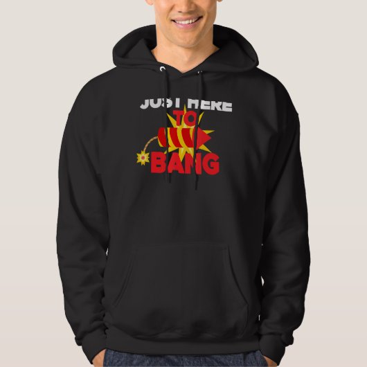 7月4日7月4日I Just Here To Bang パーカ (正面)