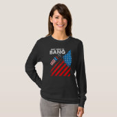 7月4日7月4日I Just Here To Bang Tシャツ (正面フル)