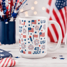 7月4日 🇺🇸 | アメリカの星条旗と花火