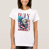 7月4日 アメリカワシントン 独立記念日 アメリカンイーグル サブリメーション-61904 Tシャツ (正面)