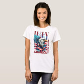 7月4日 アメリカワシントン 独立記念日 アメリカンイーグル サブリメーション-61904 Tシャツ (正面フル)