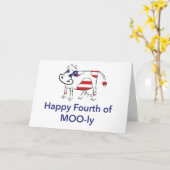 7月4日 – アメリカン・ウシ カード (黄色い花)