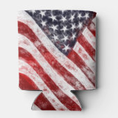 7月4日、アメリカ国旗のドリンククール 缶クーラー (裏面)