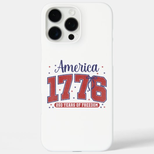 7月4日 アメリカ国旗 ヴィンテージ 250周年 1776年 2 Case-Mate iPhoneケース (裏面)