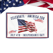 7月4日 アメリカ国旗 独立記念日 パーティー 横断幕