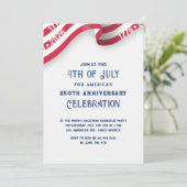 7月4日 アメリカ建国250周年記念パーティー 招待状 (スタンド正面)