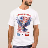 7月4日 アメリカ建国250周年記念 Tシャツ (正面)