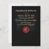 7月4日 アメリカ建国250周年BBQパーティー 招待状 (裏面)