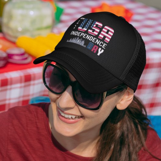 7月4日 – アメリカ独立記念日デザイン キャップ