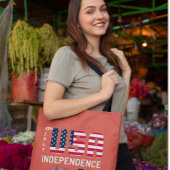 7月4日 – アメリカ独立記念日デザイン トートバッグ