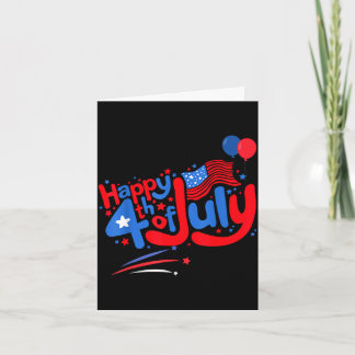 7月4日 アメリカ独立記念日 おめでとう カード