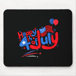 7月4日 アメリカ独立記念日 おめでとう マウスパッド