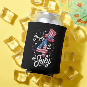 7月4日 アメリカ独立記念日 パトリオティック アメリカ国旗 缶クーラー