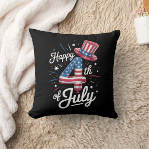 7月4日 アメリカ独立記念日 愛国 フラッグ クッション