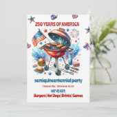 7月4日 アメリカ独立250周年 パーティー 招待状 (スタンド正面)