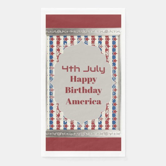 7月4日 アメリカ生誕祭 星条旗 (正面)