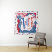 7月4日、アメリカ神の祝福 タペストリー (インサイチュ(横))