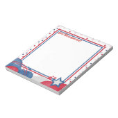 7月4日、アメリカ神の祝福 ノートパッド (回転)