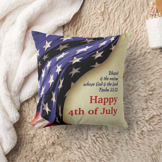 7月4日（アメリカ） クッション (ブランケット)