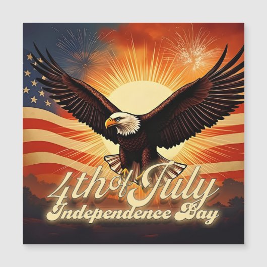 7月4日 – イーグル威厳のあると花火のトリビュート🦅 (正面)