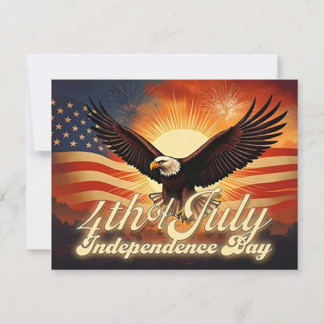 7月4日 – イーグル威厳のあると花火のトリビュート🦅 (正面)