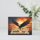 7月4日 – イーグル威厳のあると花火のトリビュート🦅 シーズンポストカード (スタンド正面)