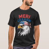 7月4日 イーグル フリーダム 愛国 Tシャツ (正面)