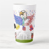 7月4日 カフェラテマグ (正面)