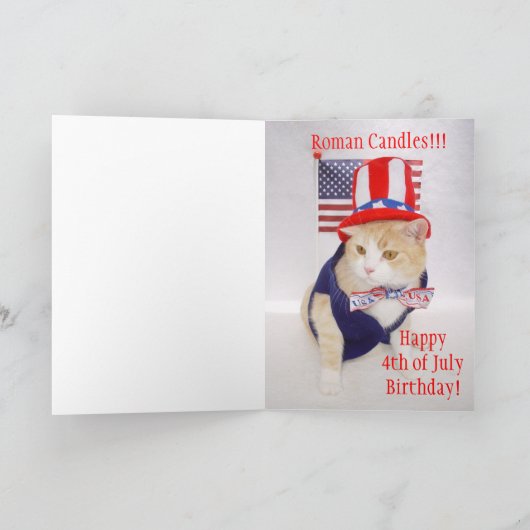 7月4日 カード (内部)