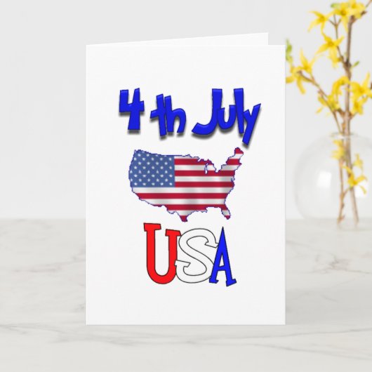  7月4日 カード (黄色い花)