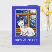 7月4日 カード (黄色い花)