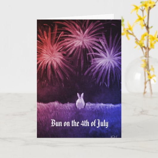 7月4日 カード (黄色い花)