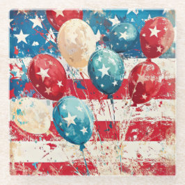 7月4日 ガラスコースター