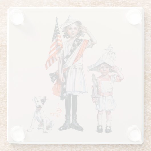 7月4日 ガラスコースター (裏面)