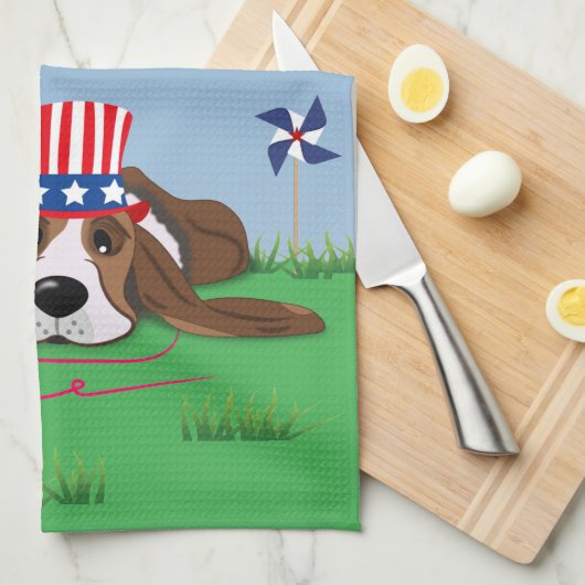 7月4日 キッチンタオル (四つ折り)