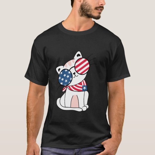7月4日 キティキャット Tシャツ (正面)