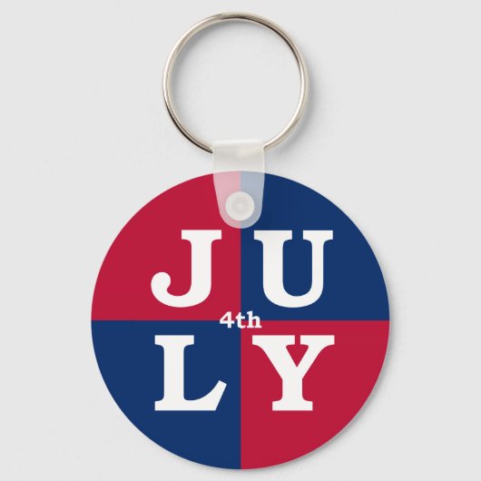 7月4日 キーホルダー (正面)