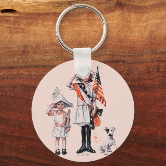 7月4日 キーホルダー (正面)