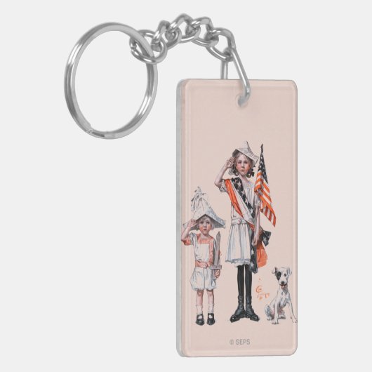 7月4日 キーホルダー (正面左)