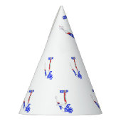 7月4日 – キーホルダー、帽子、旗など パーティーハット (左)