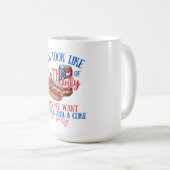 7月4日 コーヒーマグカップ (正面右)