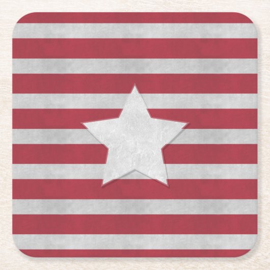 7月4日 スクエアペーパーコースター (正面)