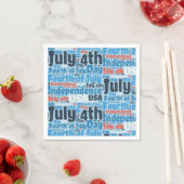 7月4日 スタンダードカクテルナプキン (インサイチュ)