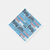 7月4日 スタンダードカクテルナプキン (角)