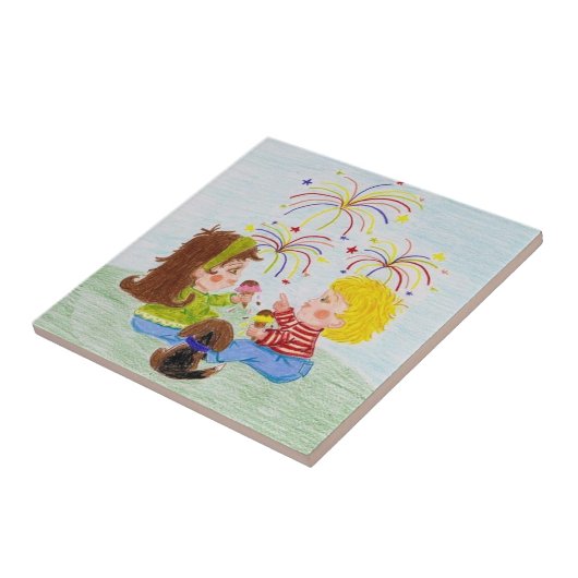 7月4日 タイル (側面)