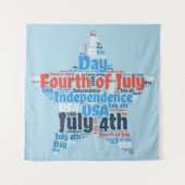 7月4日 タペストリー (正面)