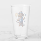 7月4日 ダックスフンド ビール タンブラーグラス (裏面)